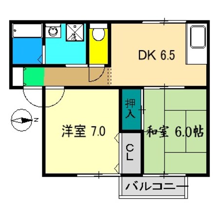 舟戸駅 徒歩5分 2階の物件間取画像